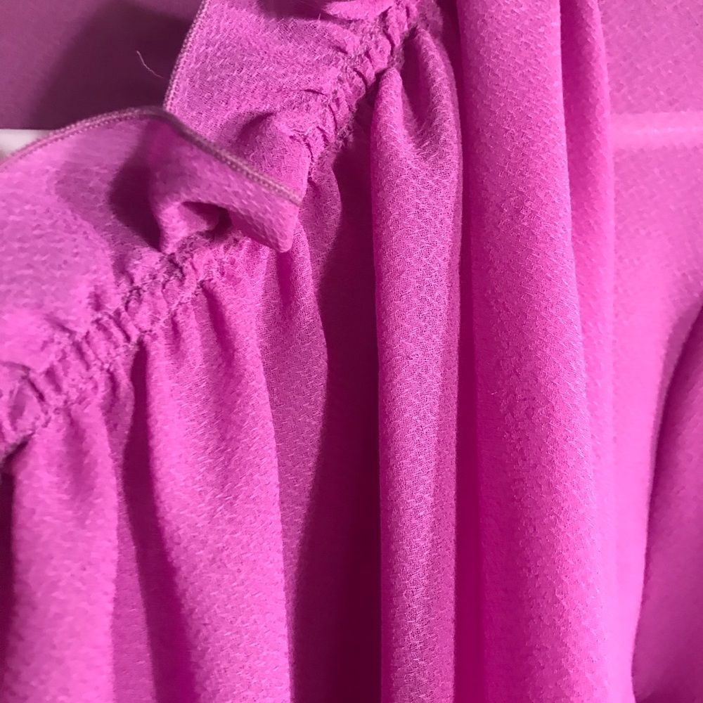 See by Chloe- sheer ruffle blouse- striking purple - Picture 7 of 8